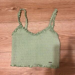 Hollister Sage seafoam green tank